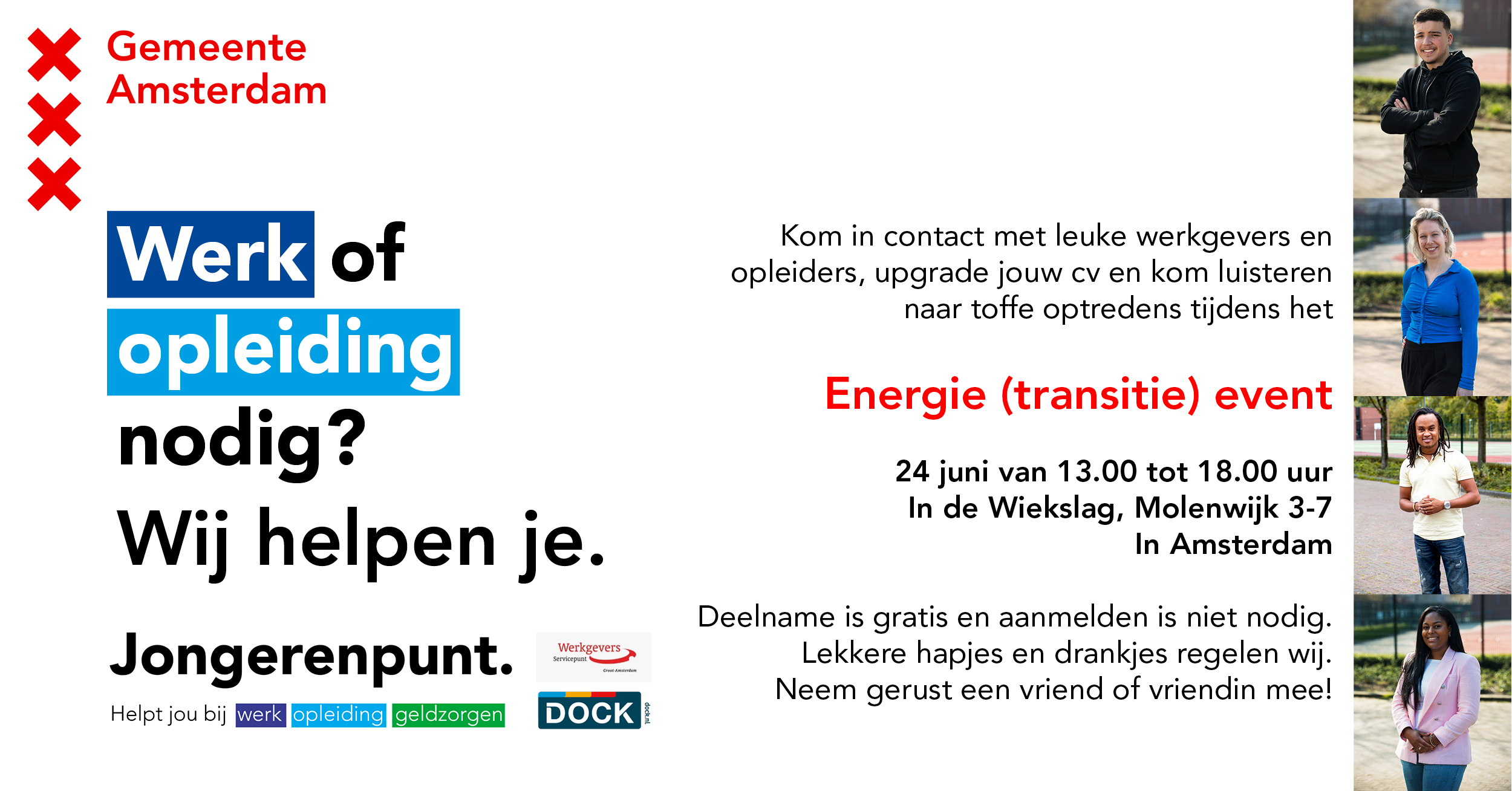 Energie (transitie) event Molenwijk 24 juni van 13.00-18.00 uur
